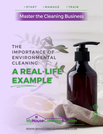 What is an example of environmental cleaning